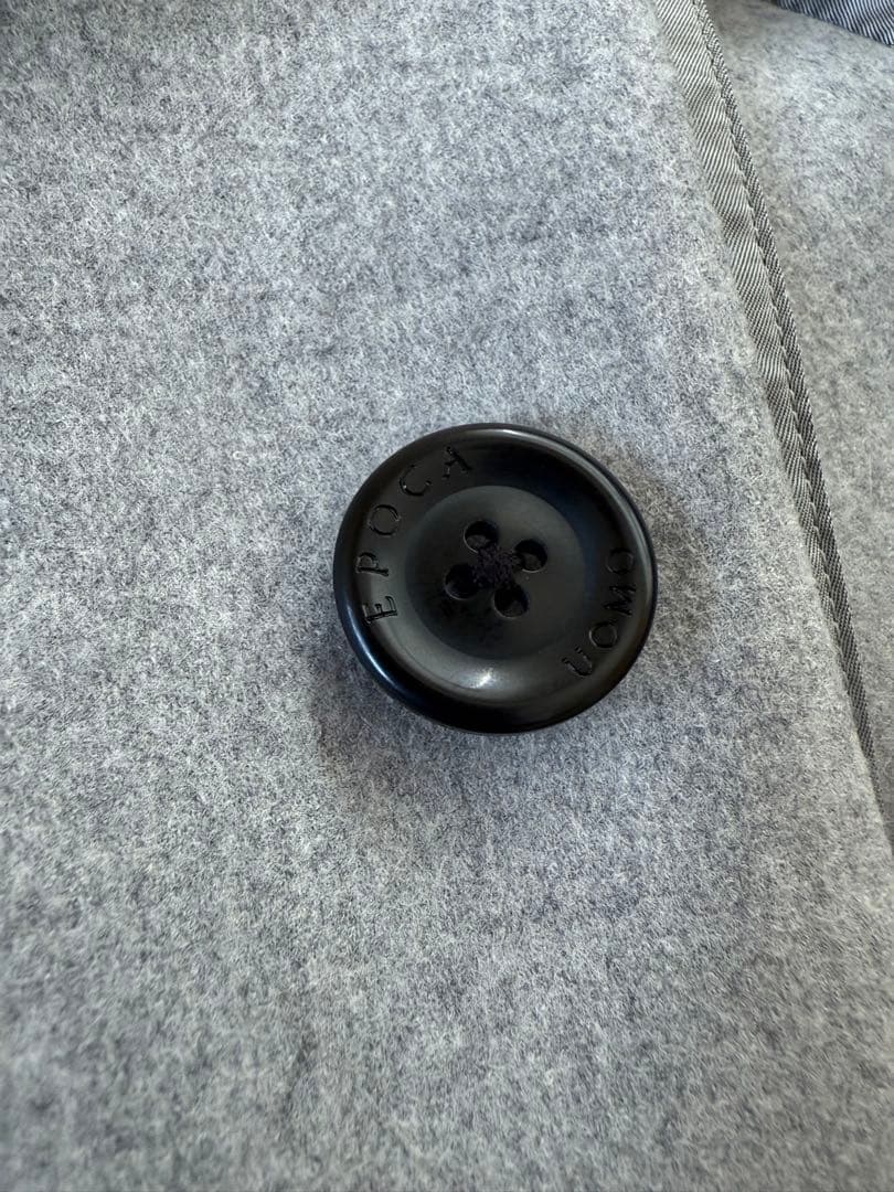 正月特価 EPOCA UOMOライトグレー スタンドカラーコート　エポカウォモ