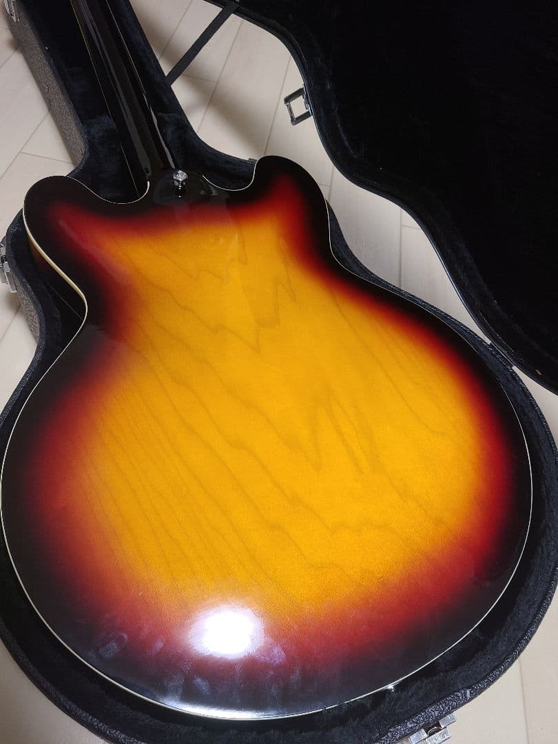 Epiphone Casino-LH VC サンバースト ハードケース付き