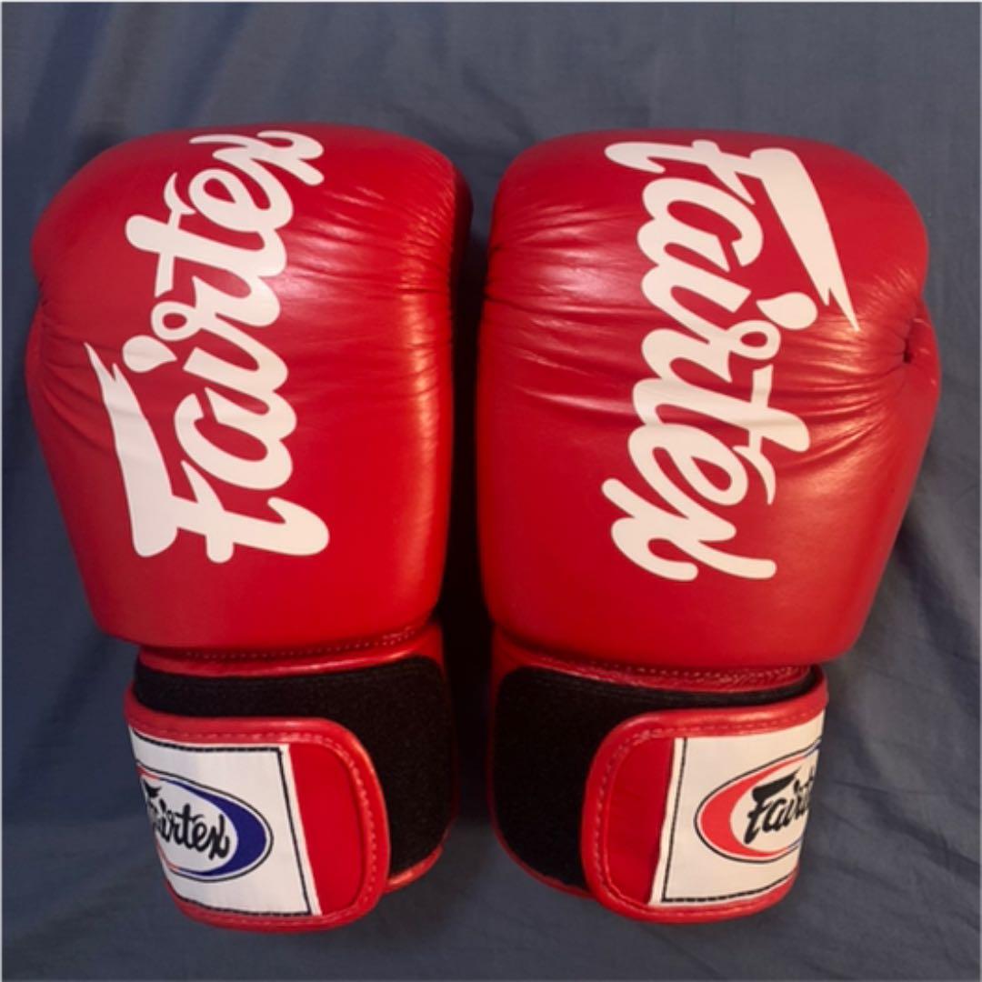 KENMAX ボクシンググローブ 16oz ホワイト/レッド/ブラックKENMAX