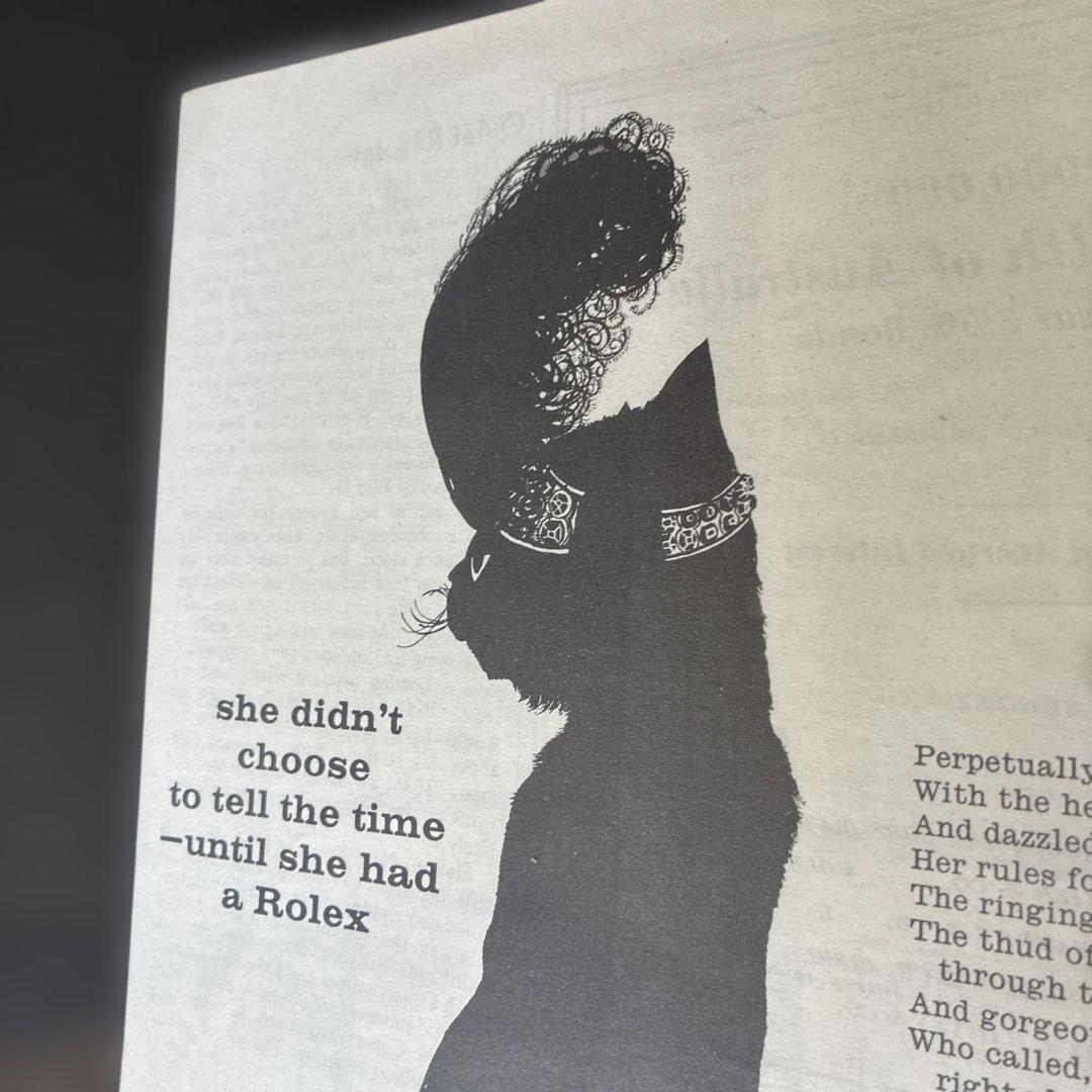 Rolex Lucky black cat 広告　額装済　No,1