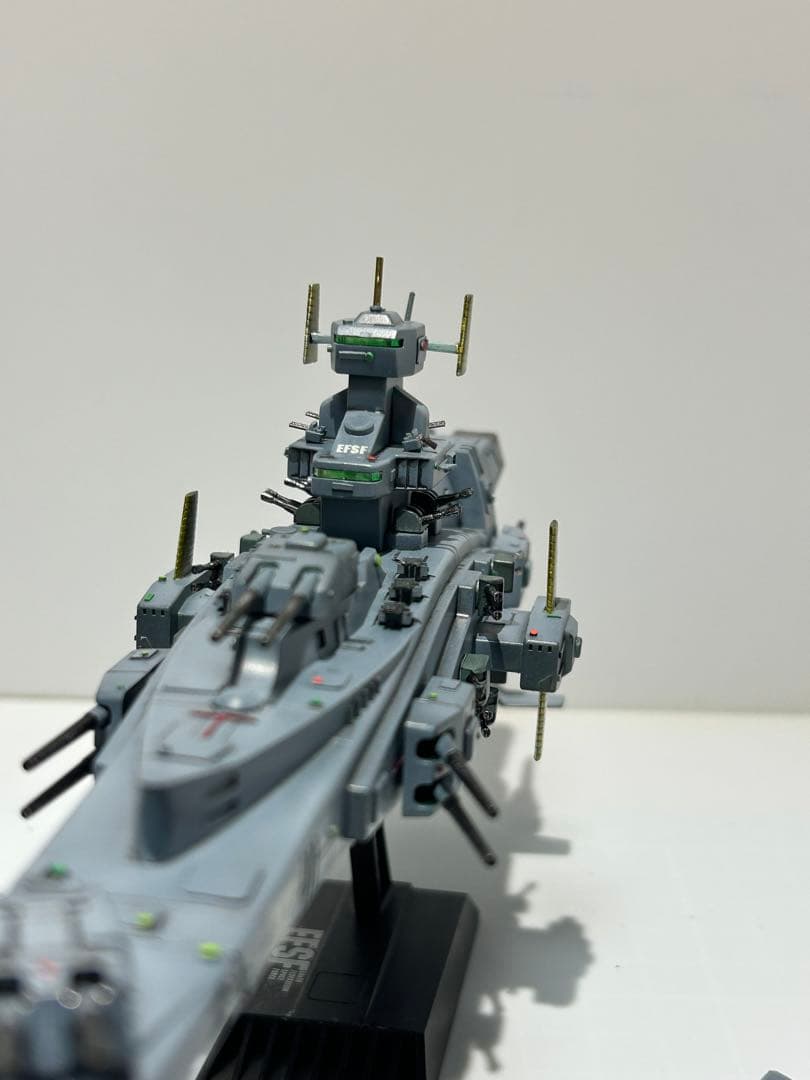 ガンプラ　模型　組立済　 1/1200 マゼラン　完成品　全塗装　旧