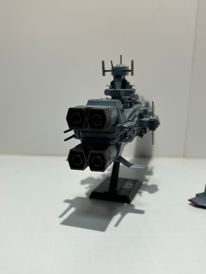 ガンプラ　模型　組立済　 1/1200 マゼラン　完成品　全塗装　旧