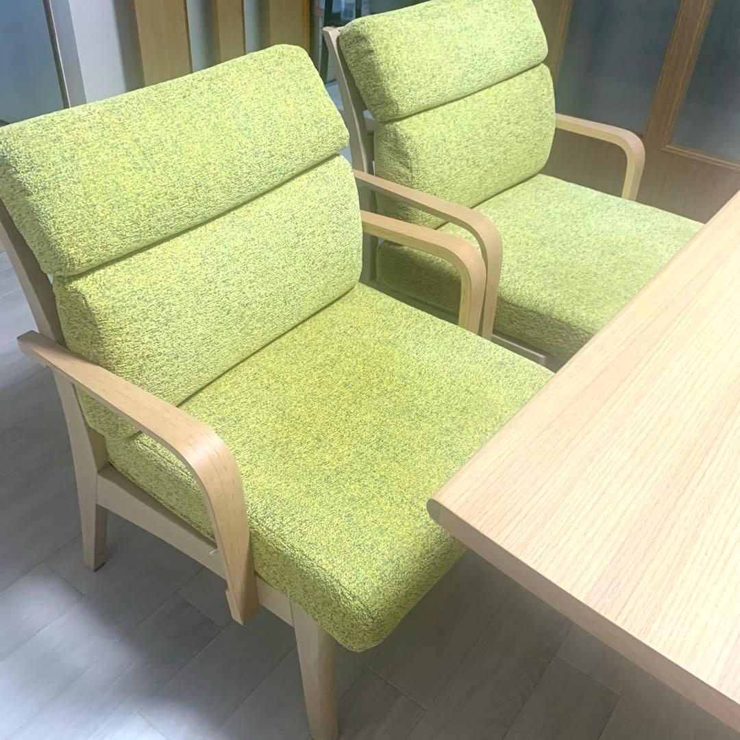 ‼️説明欄必読‼️ 北欧風　ダイニングテーブル椅子セット【ディノス・20万円相当】