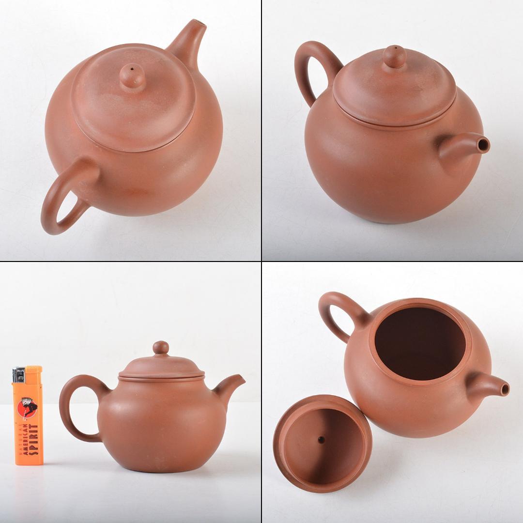 中国 紫砂 朱泥 急須 茶壷 在銘 V R5672