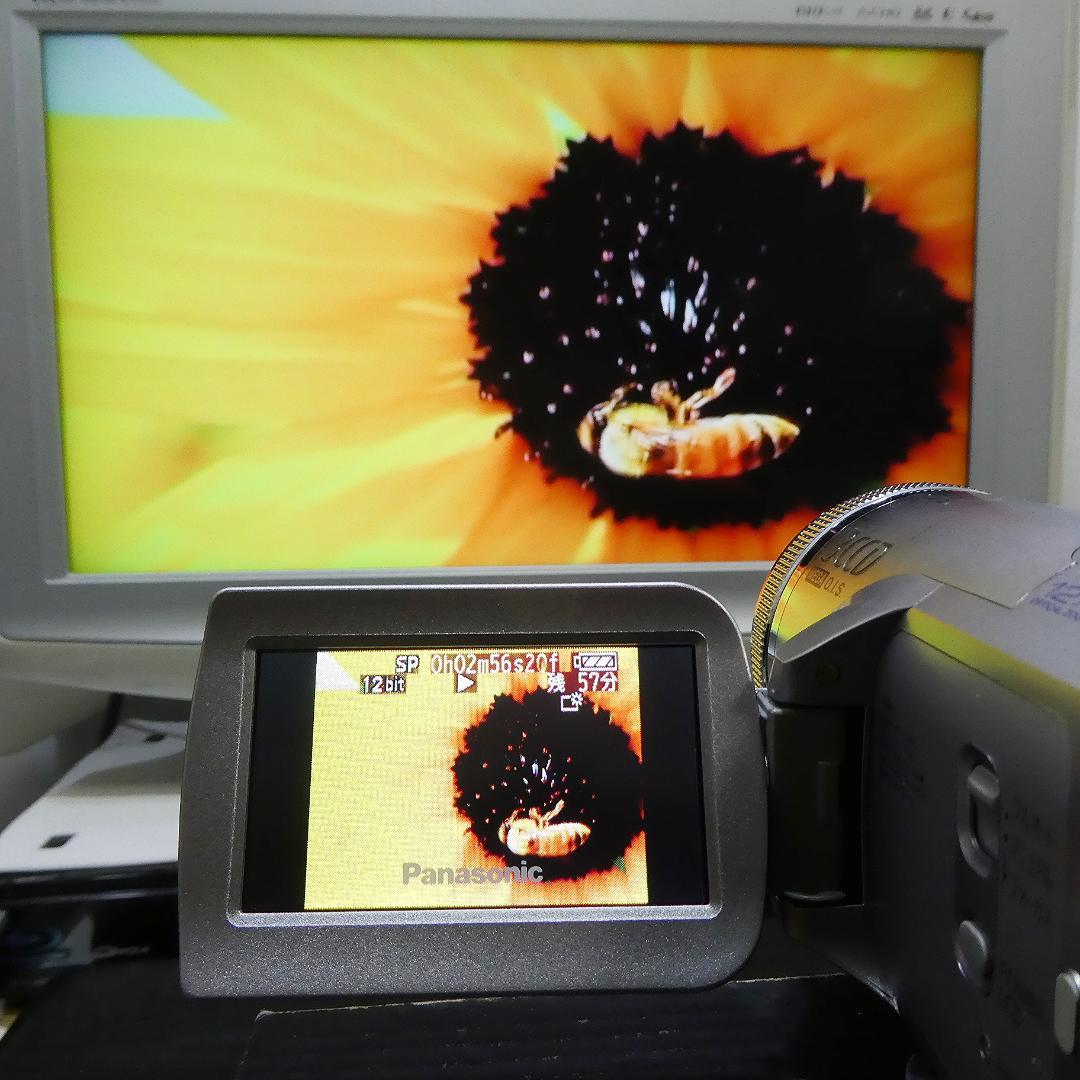 動作良好 パナソニック NV-GS500 MiniDVビデオDVDダビングに最適