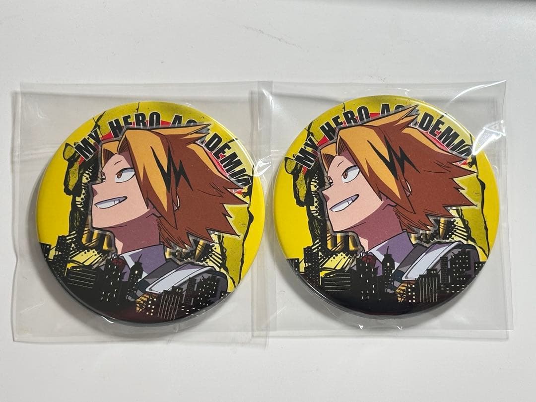 ヒロアカ COLLECTION缶バッジ 第2弾 上鳴電気 75mm 2点セット - メルカリ