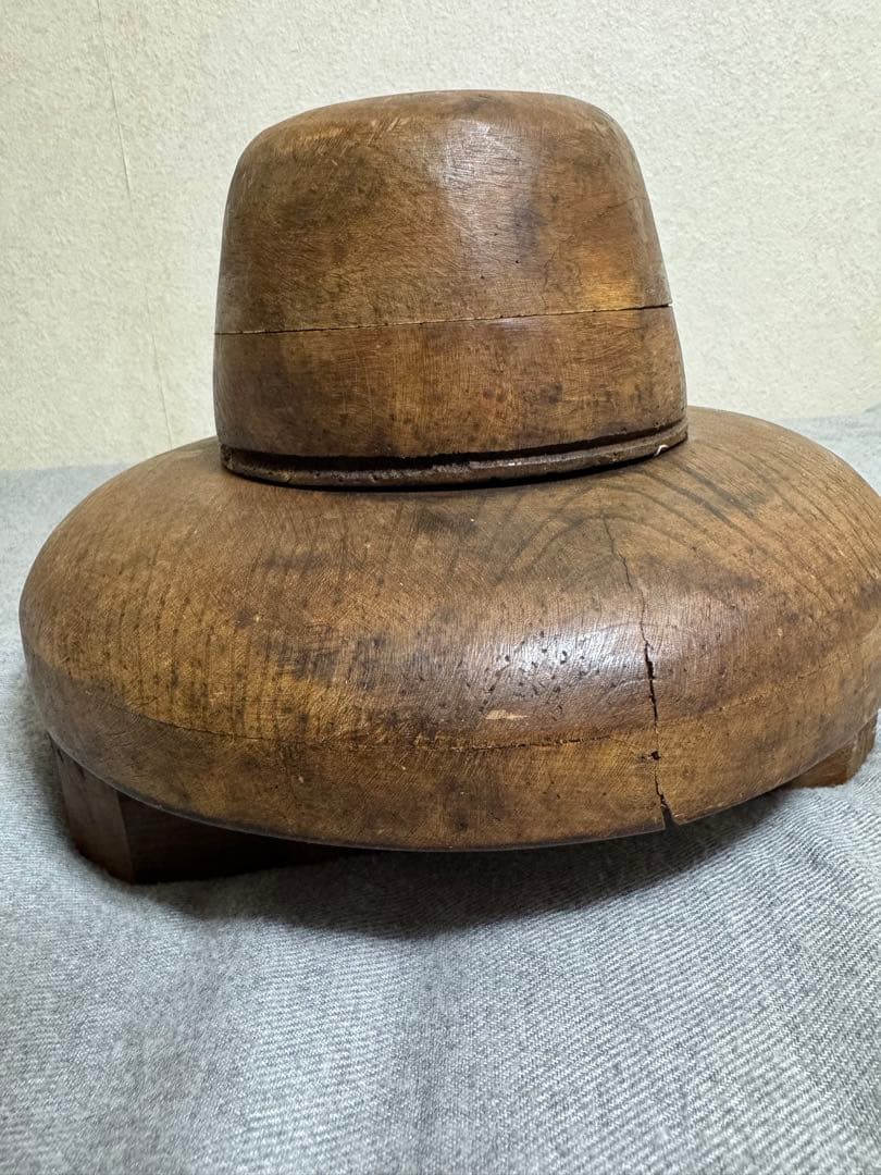 アンティーク帽子木型