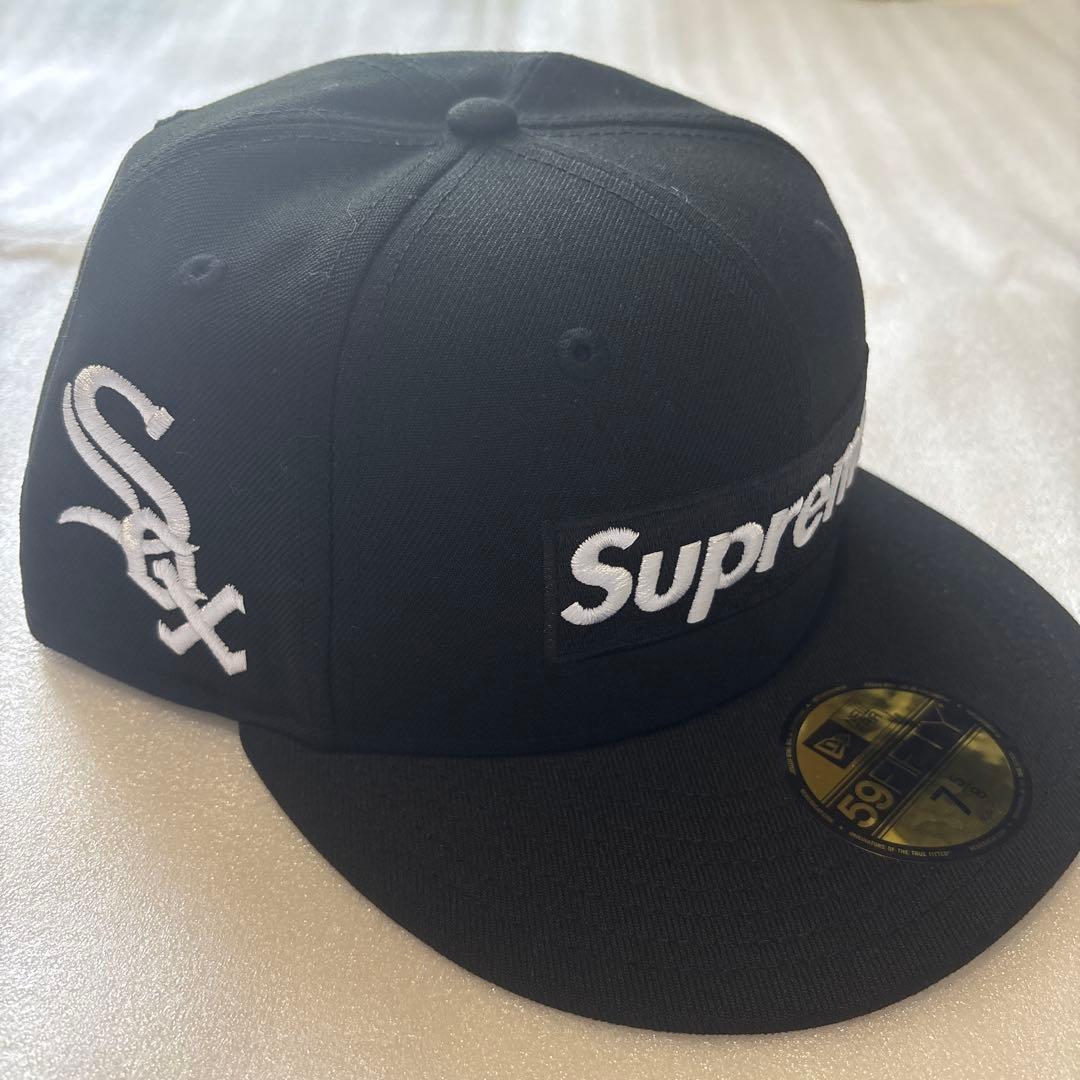 Supreme x NewEra Box Logo WhiteSox Black - メルカリ