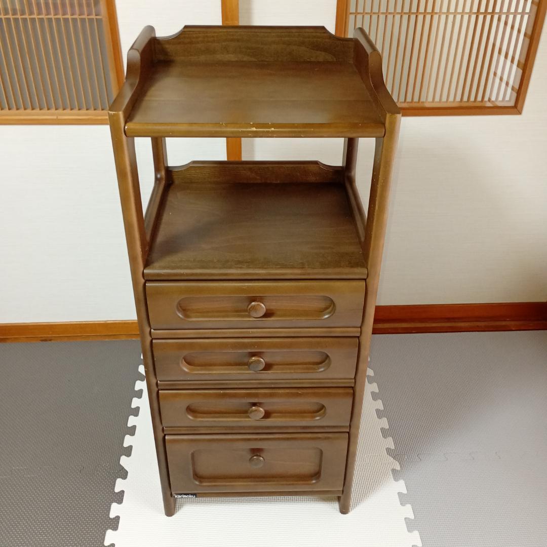 【良品】カリモク 引き出し付き電話台 昭和レトロ 木製 チェスト 引き出し 良品】カリモク 引き出し付き電話台 昭和レトロ 木製 チェスト 引き出し
