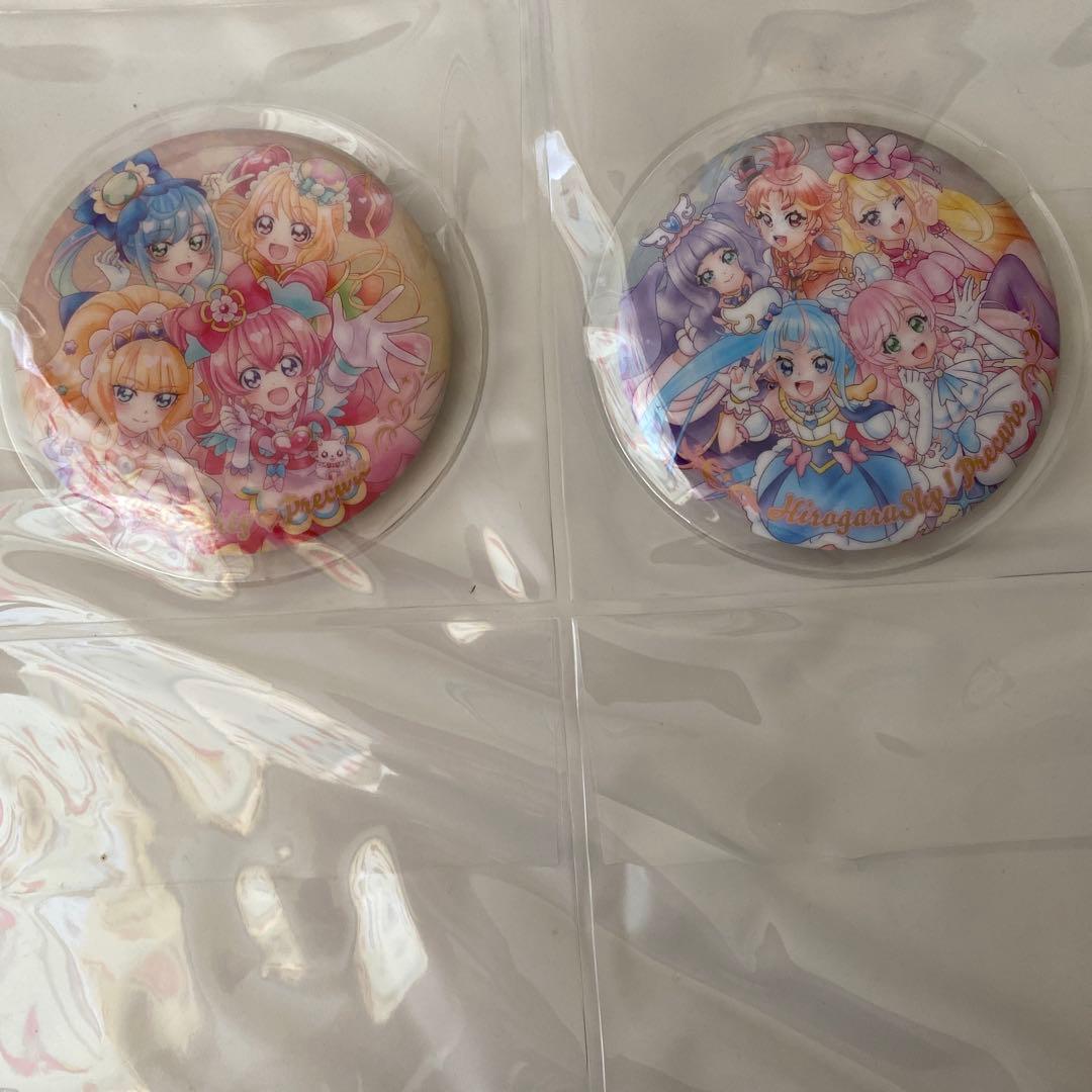 プリキュアオールスターズ BIG缶バッジ コンプ 17種 ビスケット