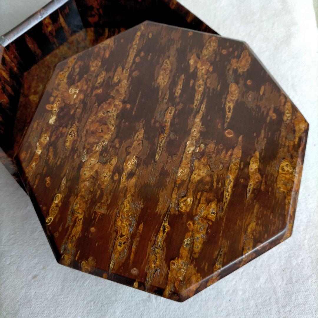 角館の桜皮細工　八角形重箱　KS-50