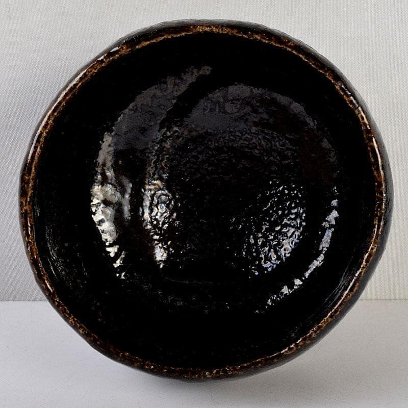 茶道具 大徳寺宙宝和尚在判 黒楽茶碗 時代箱 V 9264