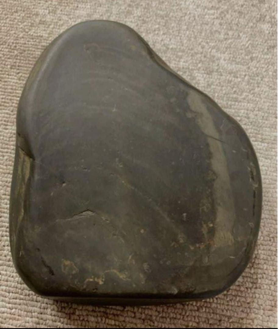 【希少品】清時代　中国古美術 文房具 古歙州金星龍頭硯