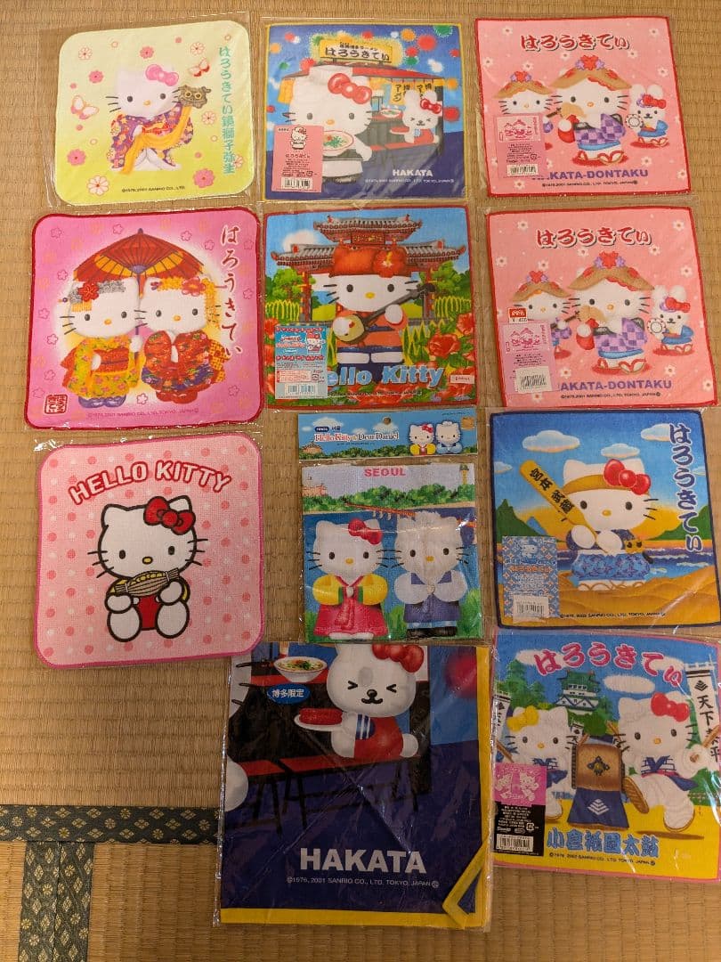 ご当地キティ　ナースキティ　ミニタオル 　企業コラボ　JRA　献血　大量約376