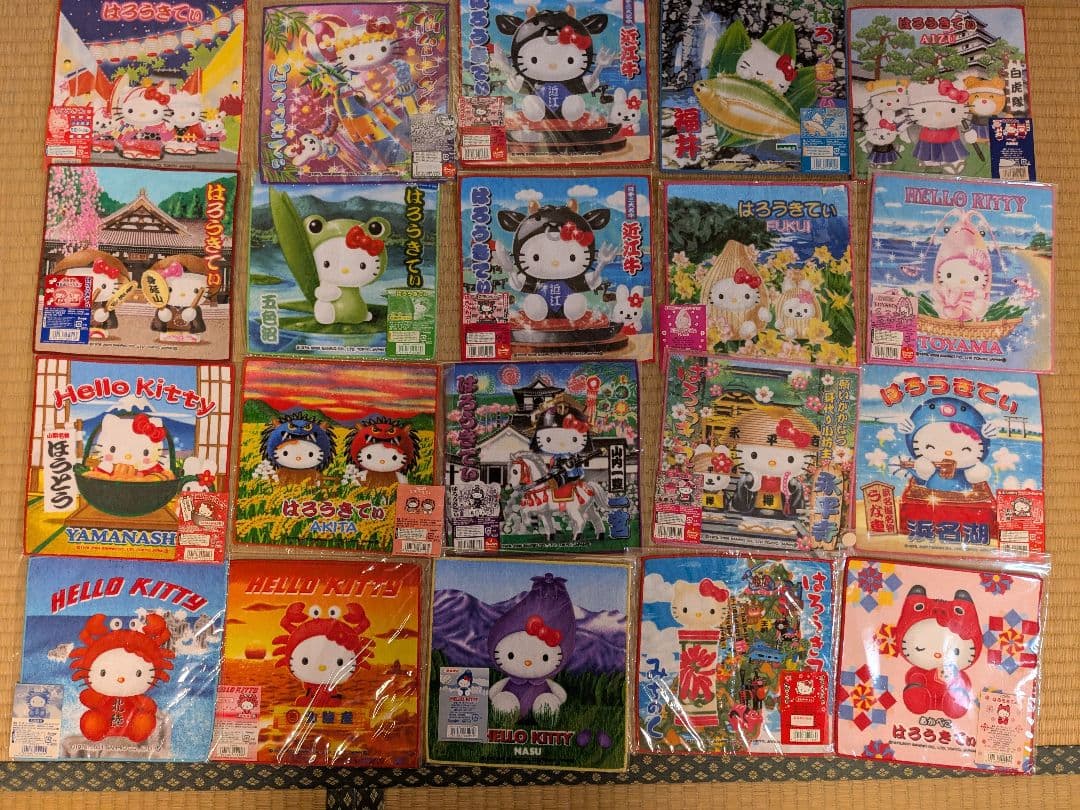 ご当地キティ　ナースキティ　ミニタオル 　企業コラボ　JRA　献血　大量約376