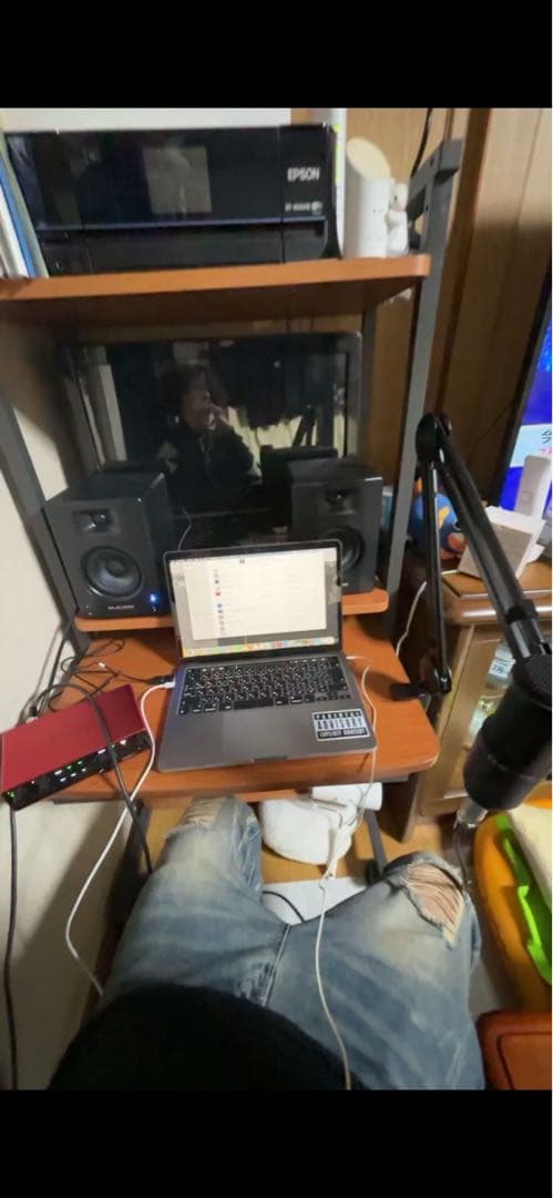 コンデンサーマイクセット ブラック