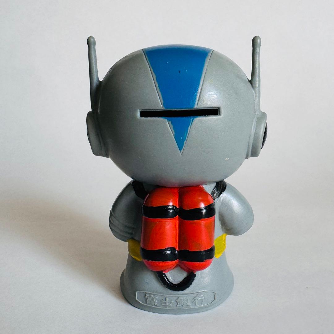 非売品】富士銀行 ぼくちゃん 宇宙飛行士 ソフビ貯金箱 ノベルティ