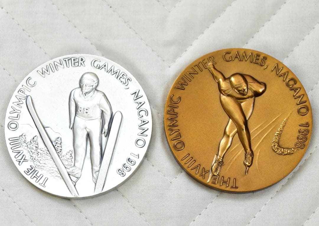 長野オリンピック 1998 公式記念メダル 銀・銅メダルセット