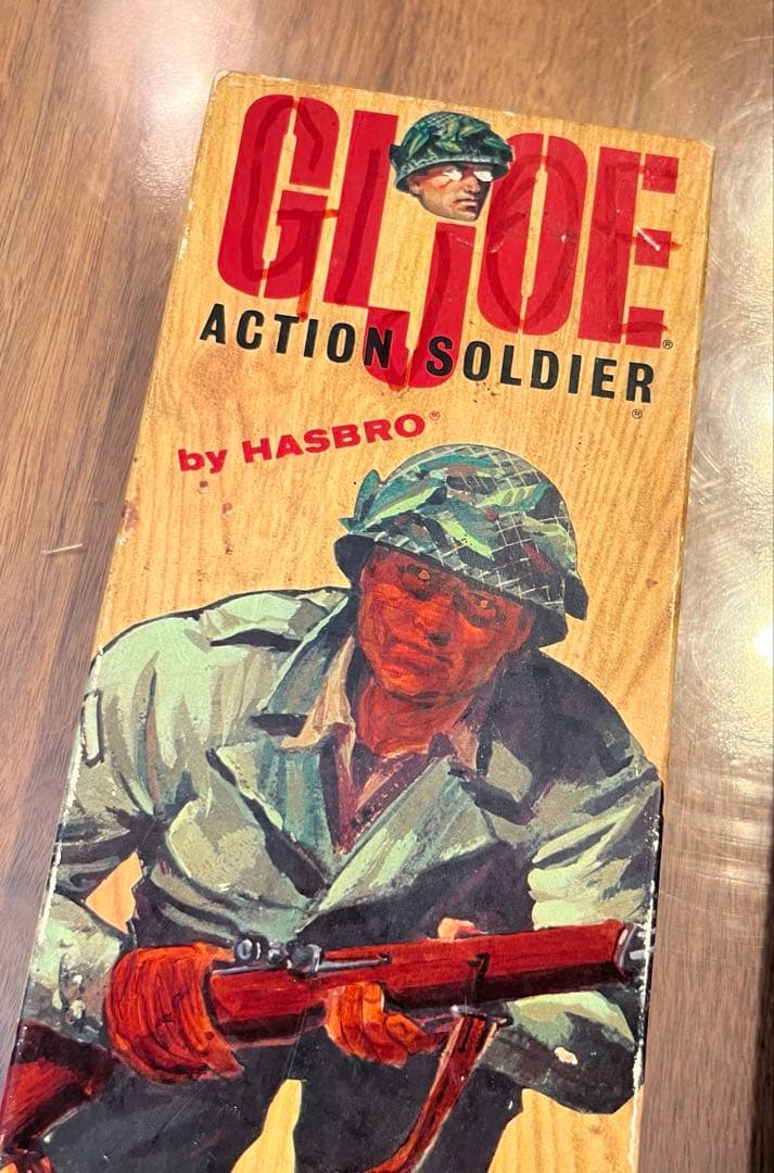 ビンテージ　GIジョー　アクションソルジャー　箱あり　損傷あり