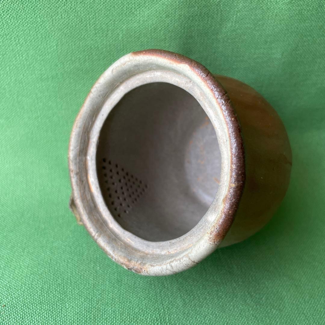 備前焼 手びねり宝瓶胡麻