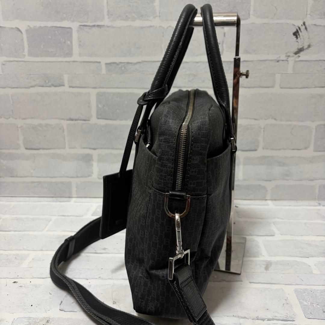 ヒューゴボス 2way ビジネスバッグ A4収納可 オールレザー ブラック