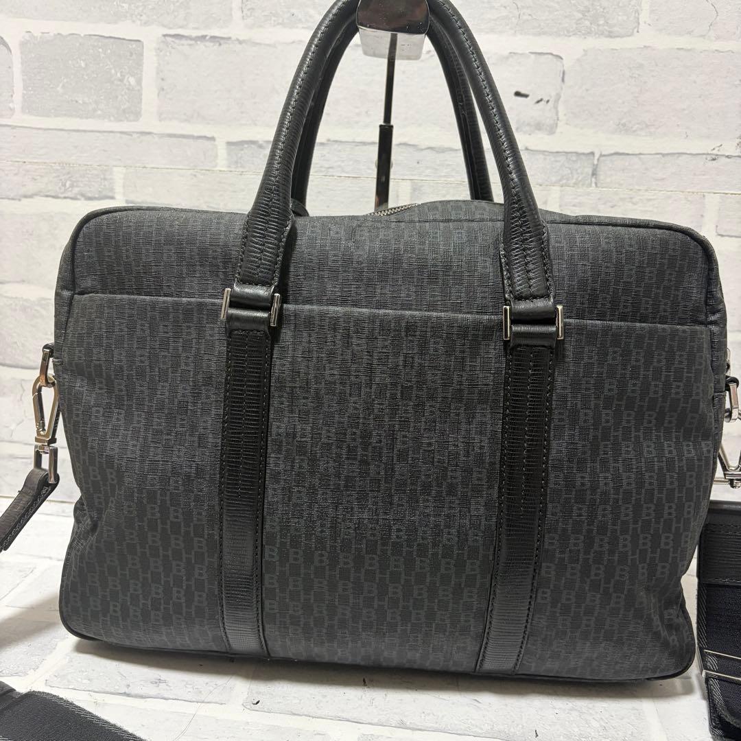 ヒューゴボス 2way ビジネスバッグ A4収納可 オールレザー ブラック