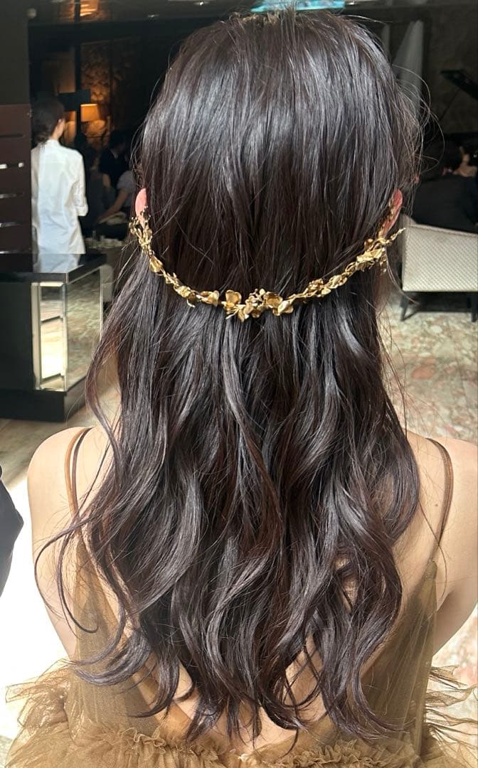 flua 花冠 ヘッドカチューシャ ブライダルアクセサリー