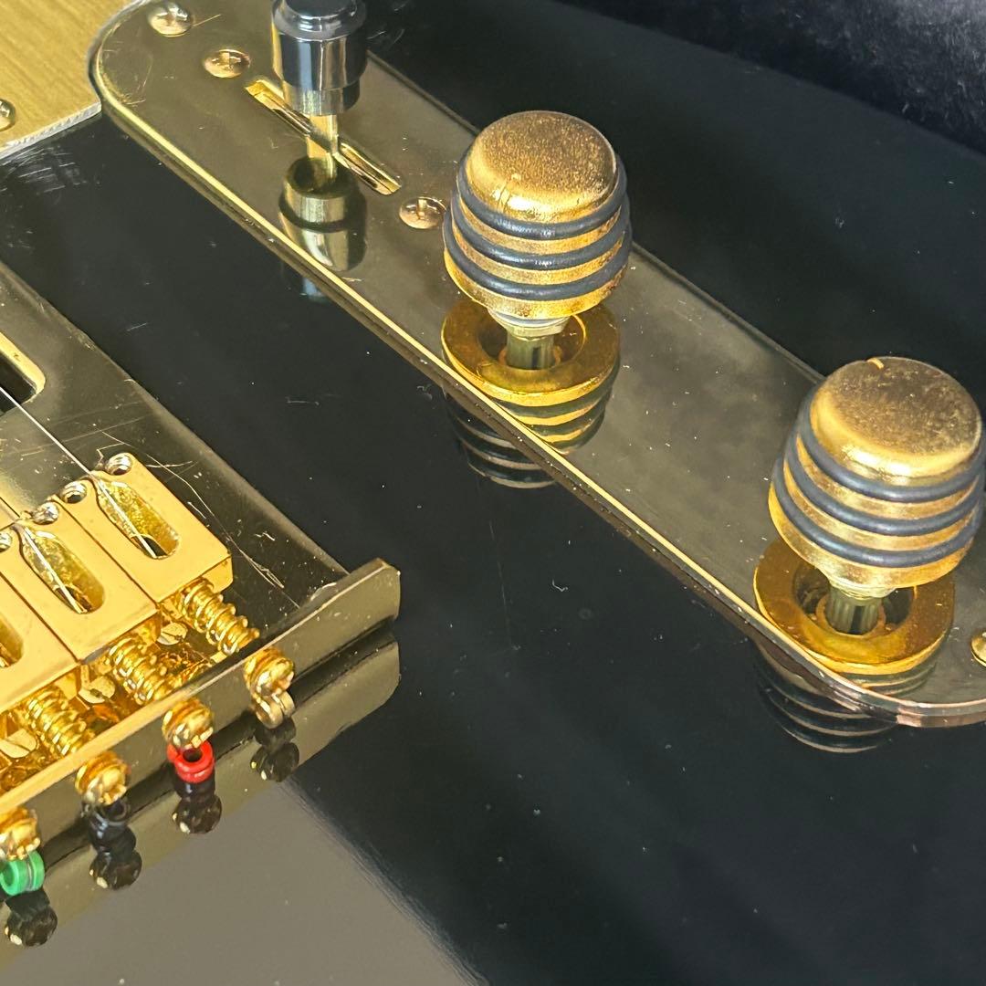 y*m様 ブラック＆ゴールド 超クールなテレキャスター VH-1搭載 ハードケー