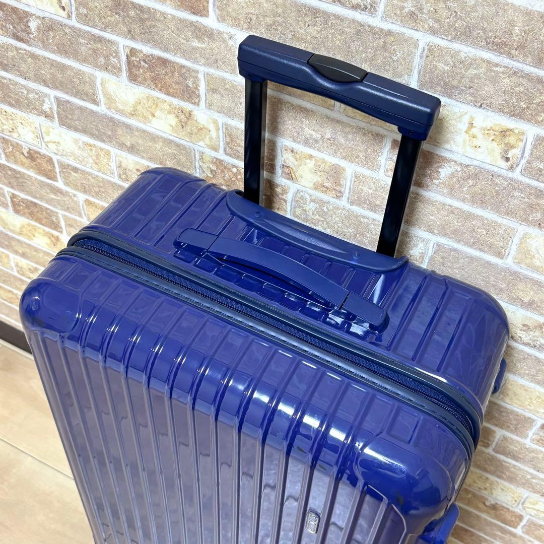 美品】 リモワ サルサ キャリーケース スーツケース2輪 60L ネイビー
