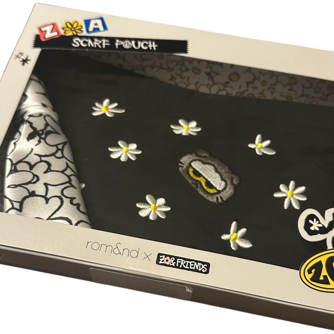 新品　限定品　rom&nd スクラフポーチ ZO&FRIENDS コラボ ジヨン