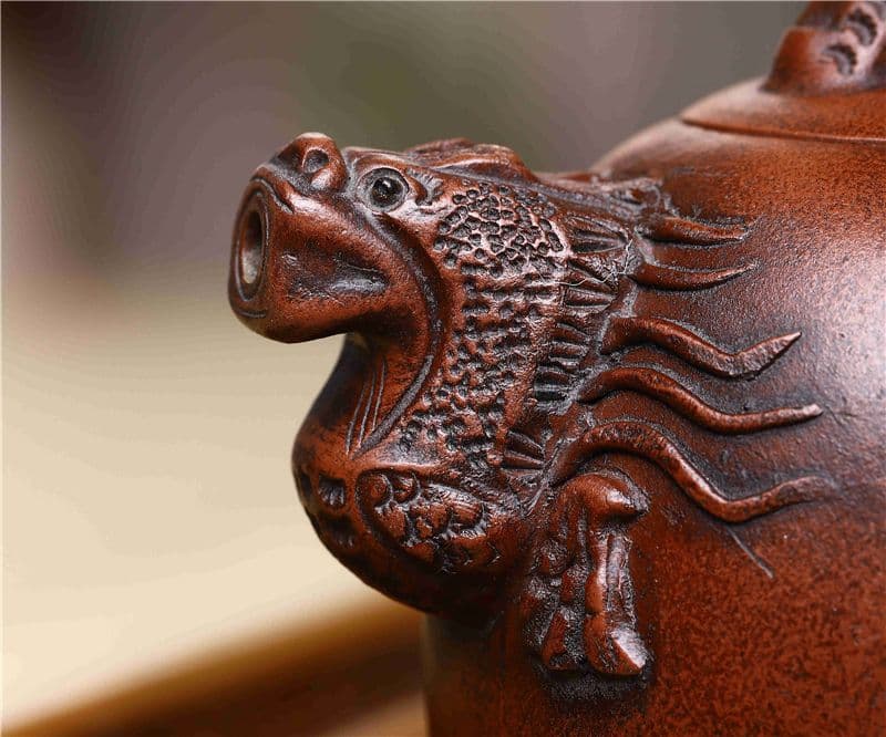 龍茶壺 中国古美術 宜興 紫砂壺・急須・茶道具