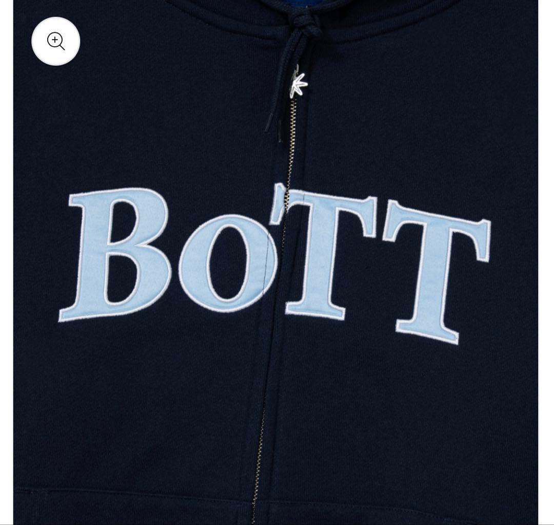 BOTT OG Logo Zip Hoodie Navy Mサイズ