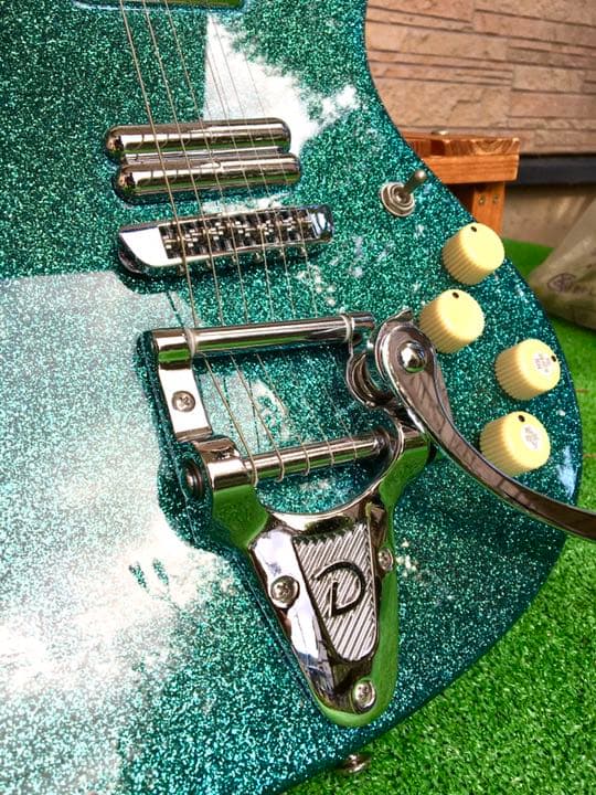 Danelectro ショップ HODAD emerald blue sparkle