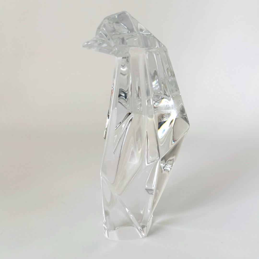 【バカラ】動物 ペンギン 置物 インテリア★美品★幸運　ケース付き バカラ】動物 ペンギン 置物 インテリア☆美品☆幸運 ケース付き