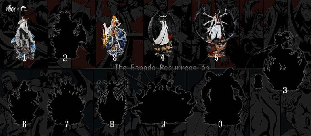 ブリーチBLEACH　ハリベル　ガレージキッド　フィギュア　透明版