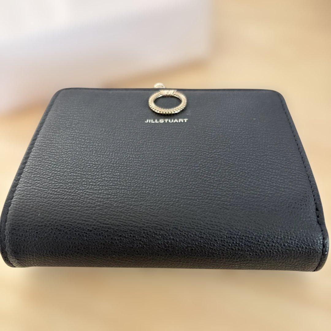 MARY QUANT フレンチシームガマロ ウォレット ブラック財布 がま口