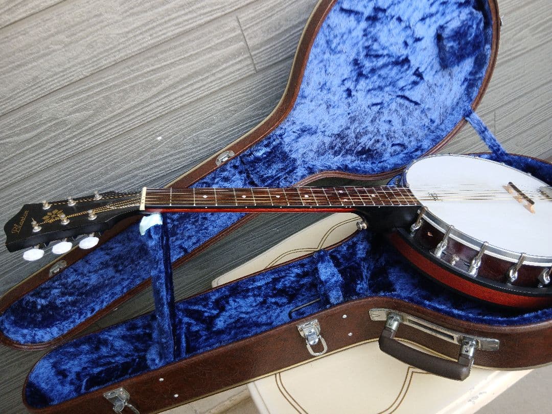 Blanton.BB15G.6Stringsバンジョー6弦(ハードケース付)