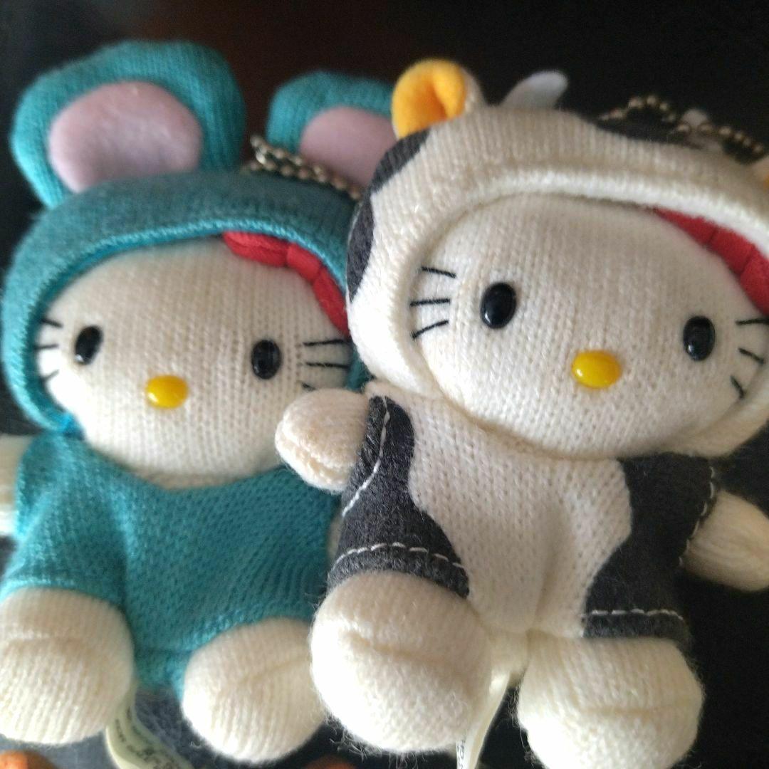 キティちゃん ハローキティ 干支 十二支 キーホルダー 12体セット