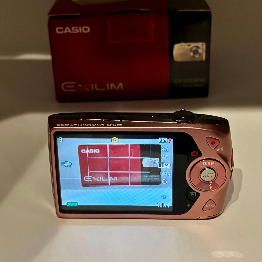 極美品】CASIO EX-Z2300 ピンク コンパクトデジタルカメラ 動作品