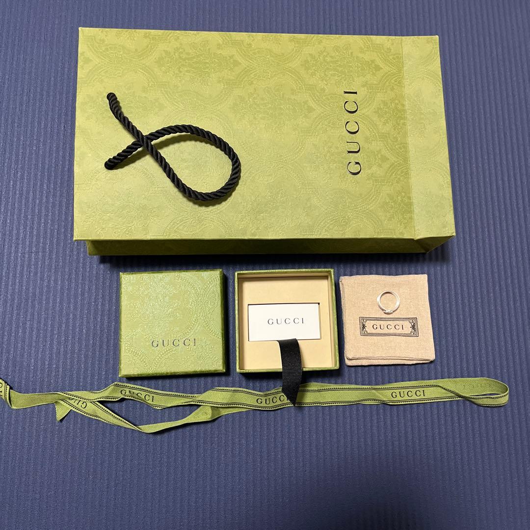 あ*あ様 グッチ　GUCCI 指輪　ダブルリング　8号