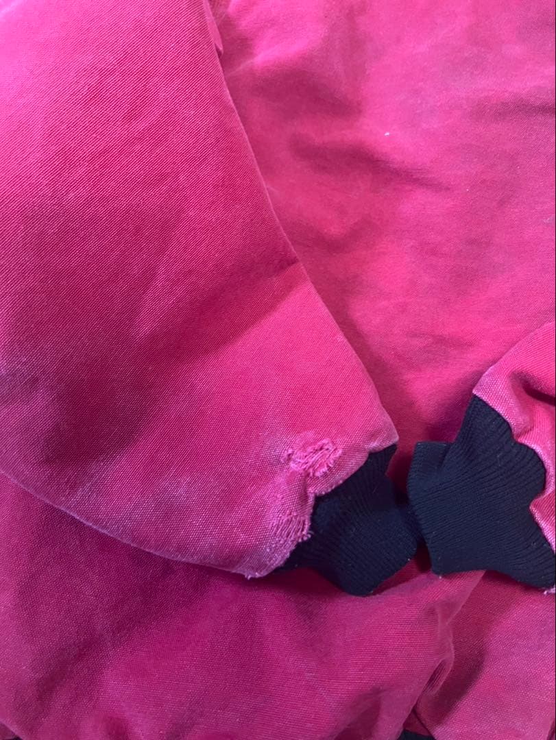 90s Carhartt アクティブジャケット レッド 企業系