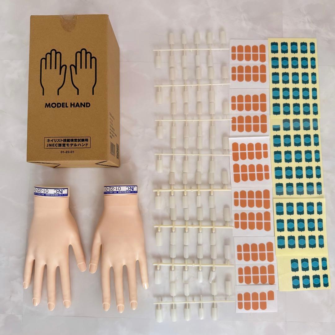 ネイリスト技能検定試験用 JNEC認定モデルハンド 【本番OK】JNEC認定