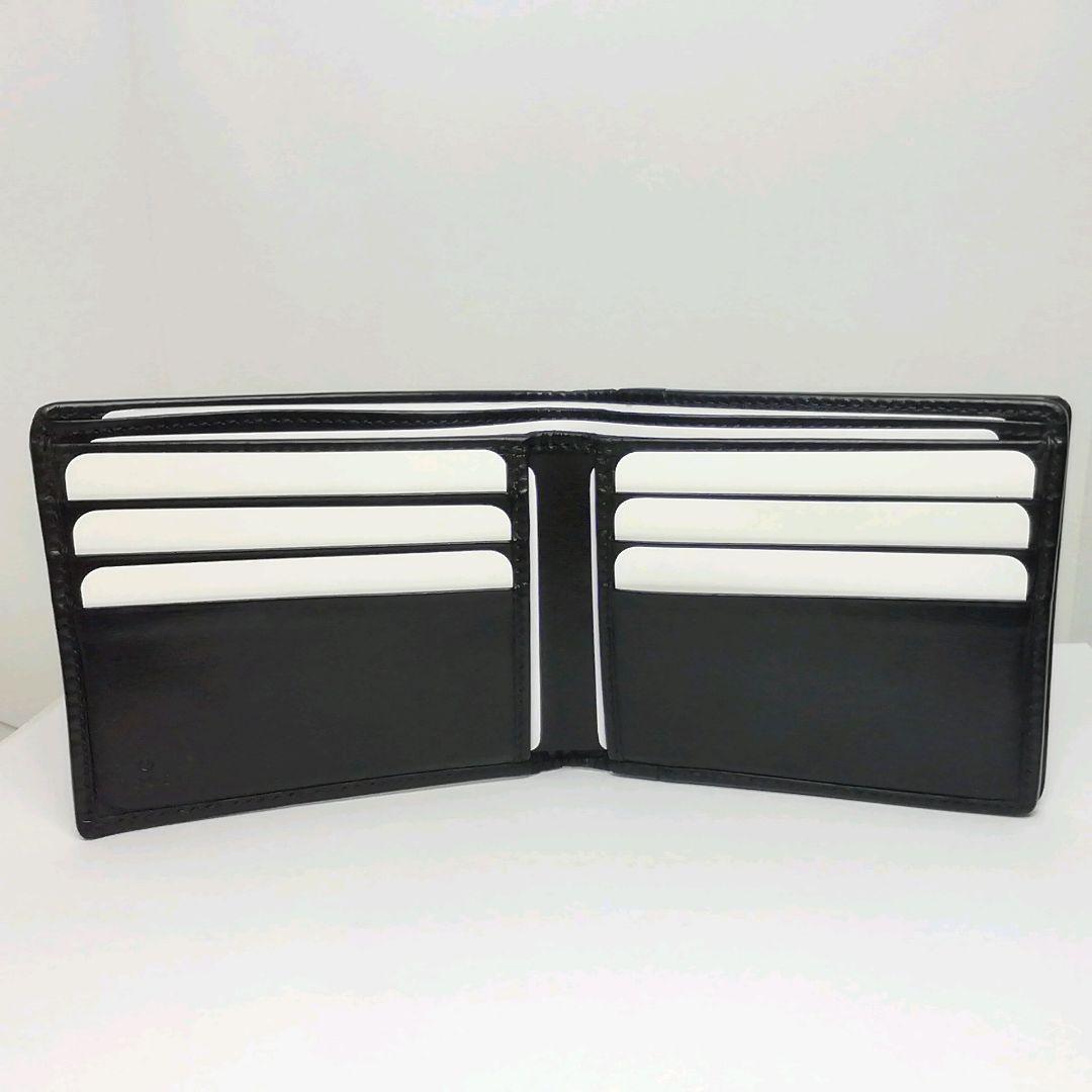 GUCCIグッチコンパクトブラックレザー折り畳みタイプ保存袋・付属品