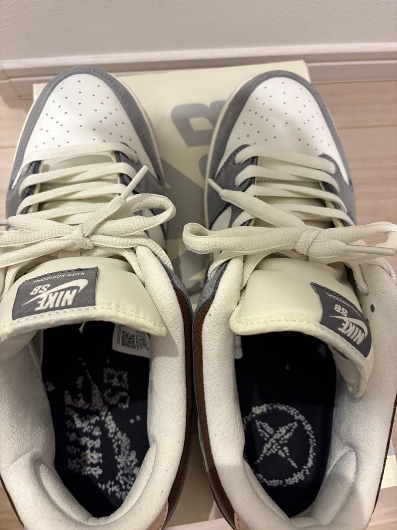 Nike Dunk Low グレー/ホワイト/ブラウン　堀米ダンク