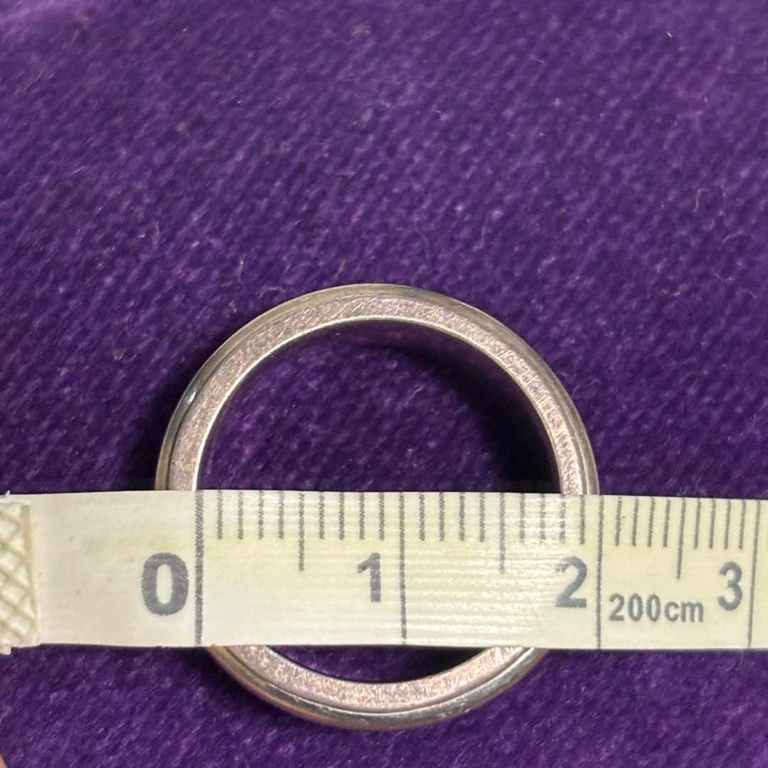 TIFFANY ティファニー 925Ti ナロー リング シルバー×チタン