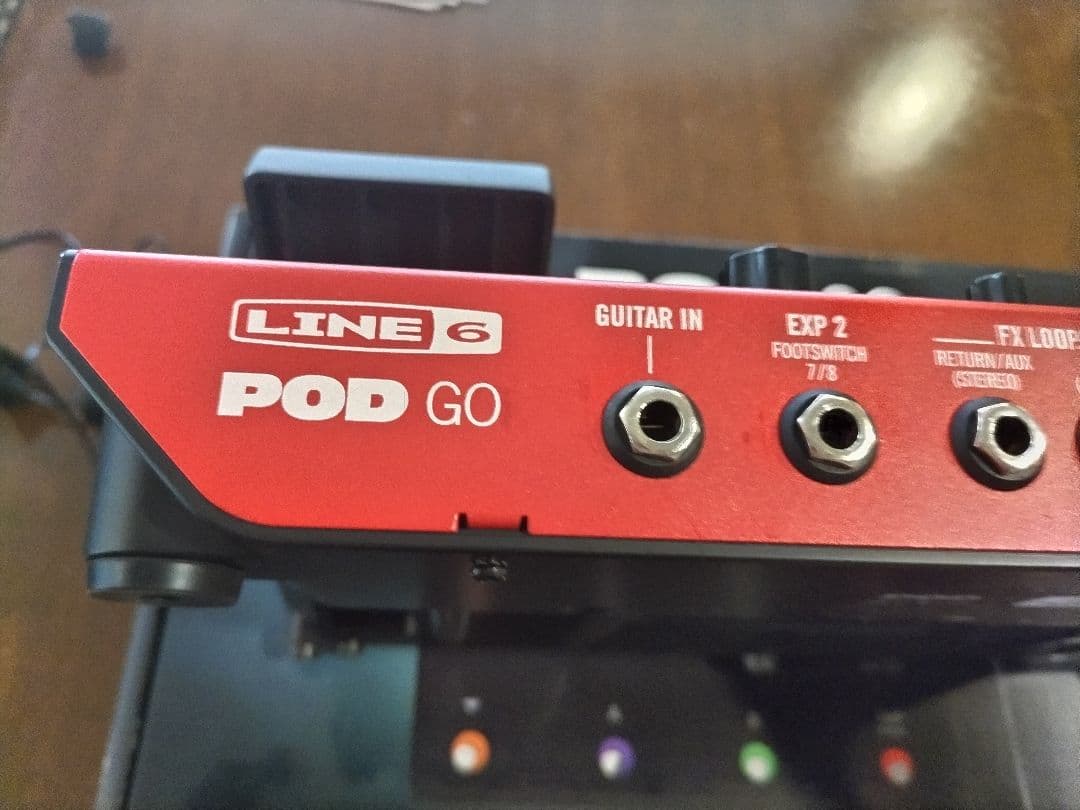 LINE 6 POD GO 限定レッド ギターマルチエフェクター
