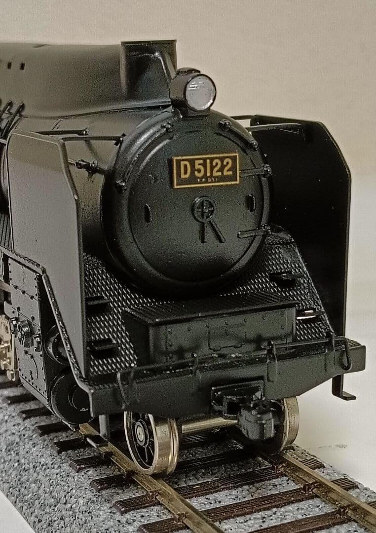 HOゲージ 天賞堂 アダチ D51全流蒸気機関車、カンモーター