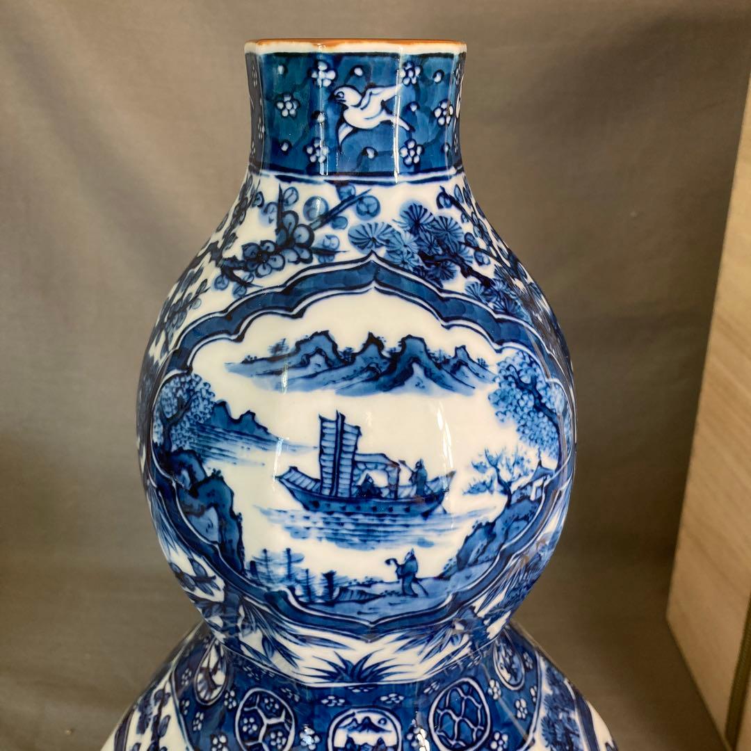 源右衛門】古伊万里の伝統 日本の名窯 舘林源右衛門作 祥瑞手松竹梅文