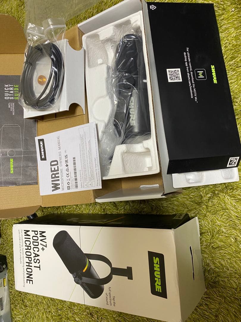 配信機器・PA機器・レコーディング機器 SHURE MV7+