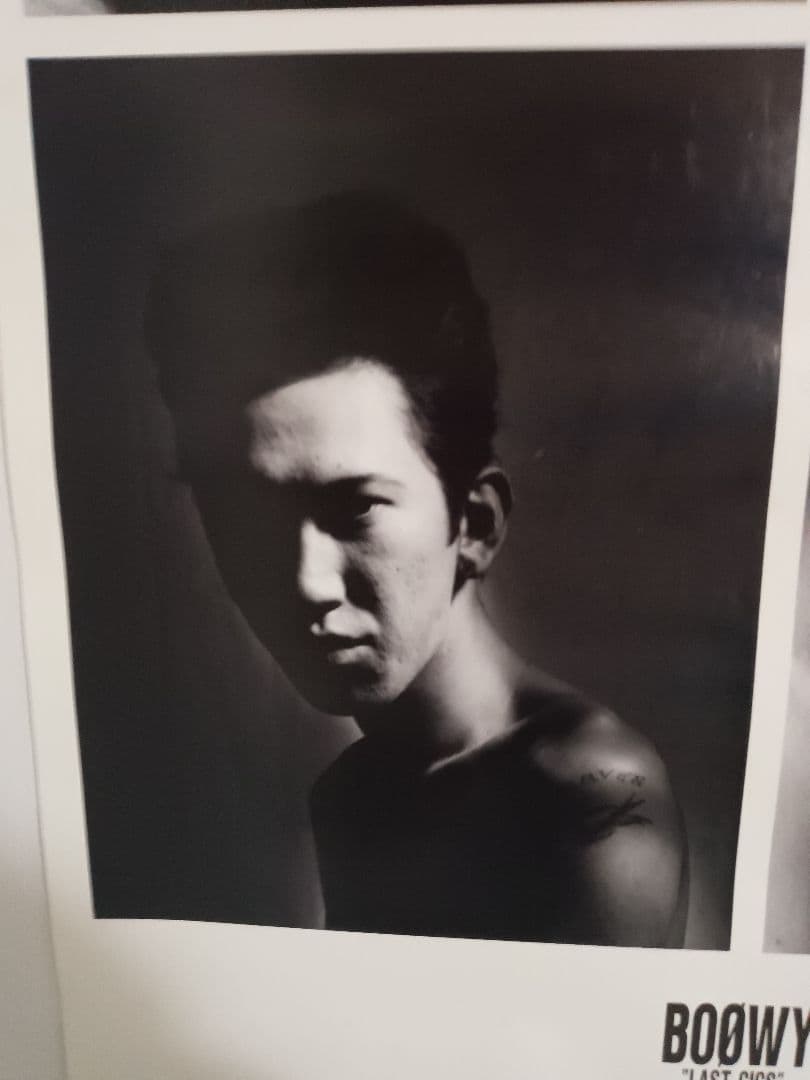 メ*0様 BOØWY「 LAST GIGS 」モノクロポスター - メルカリ